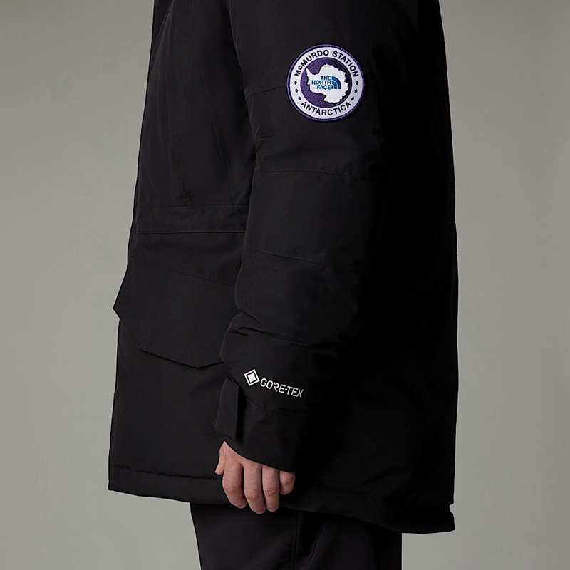 商品The North Face|北面24新款 男士蓝色涤纶可拆卸兜帽羽绒服 NF0A89GS-1NO（两色可选）,价格¥7140,第12张图片详细描述