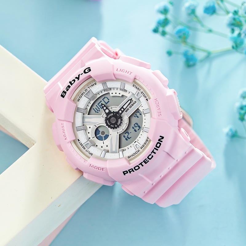 商品[国内直发] Casio|卡西欧潮流小粉表baby-g 防水女表,价格¥642,第4张图片详细描述