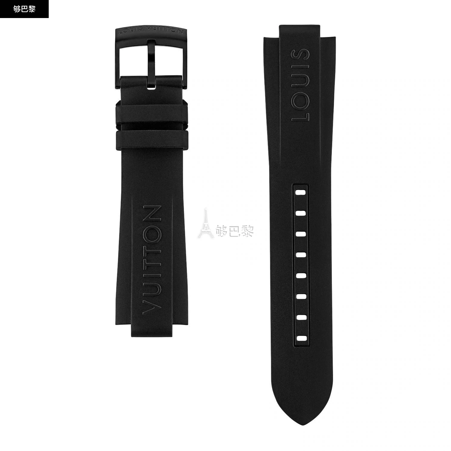 商品Louis Vuitton|【预售】 LV路易威登 25春夏 男士 手表带 TAMBOUR 橡胶表带 R15308 ,价格¥5171,第2张图片详细描述