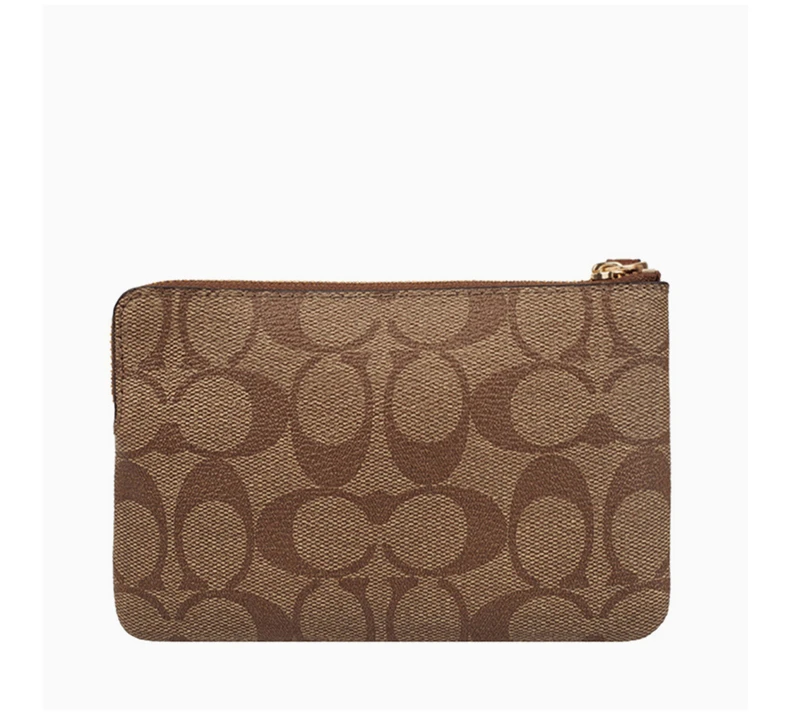 商品[国内直发] Coach|COACH 棕色女士手拿包 F58035IME74,价格¥434,第5张图片详细描述