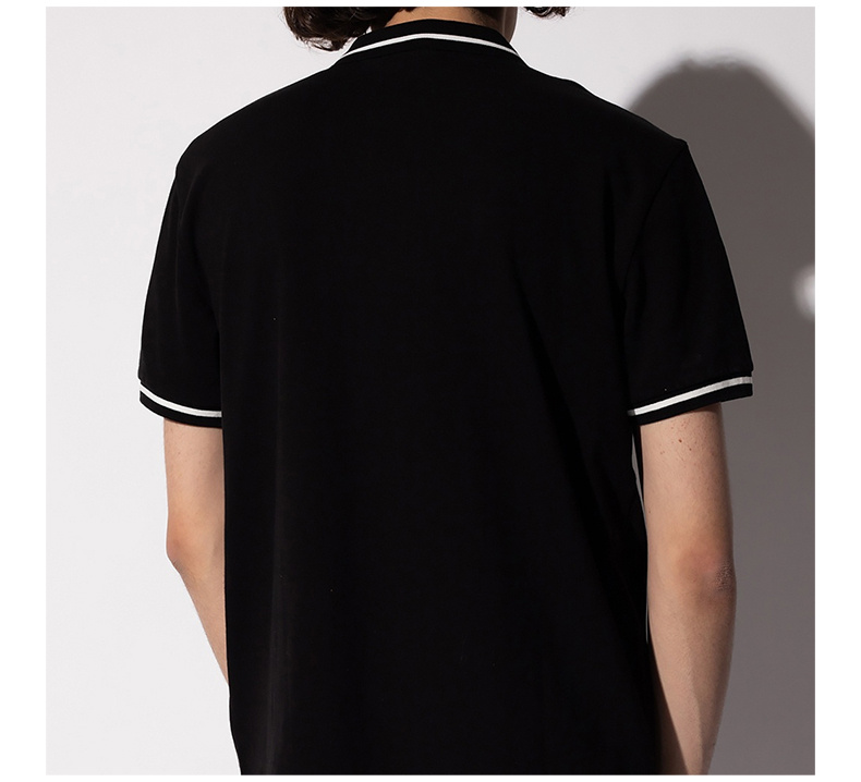 商品Emporio Armani|EMPORIO ARMANI 男黑色短袖T恤 3K1FA4-1JPTZ-0040,价格¥729,第8张图片详细描述