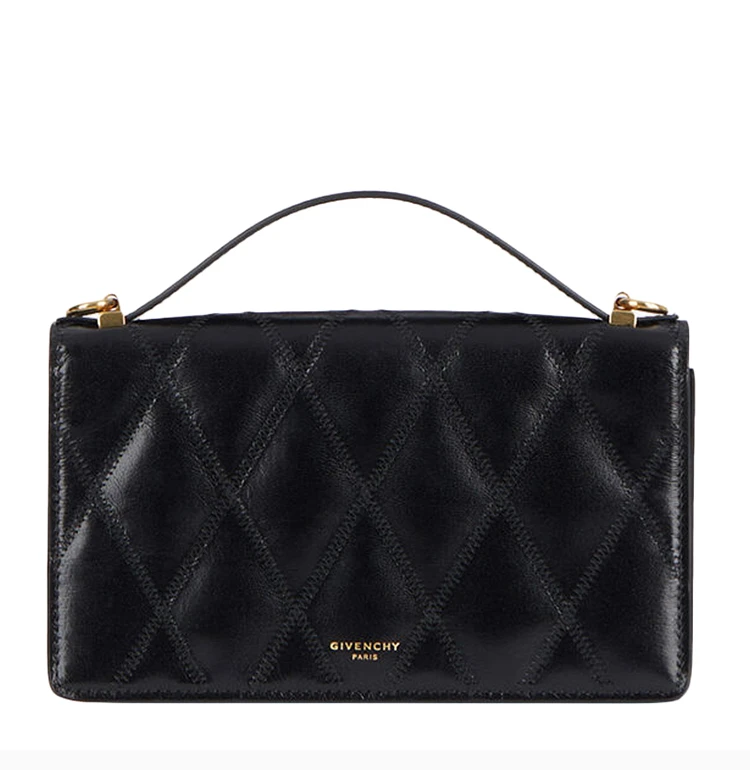 商品Givenchy|Givenchy纪梵希 女士菱形绗缝皮革迷你单肩挎包 BB607KB08Z-001,价格¥4132,第5张图片详细描述