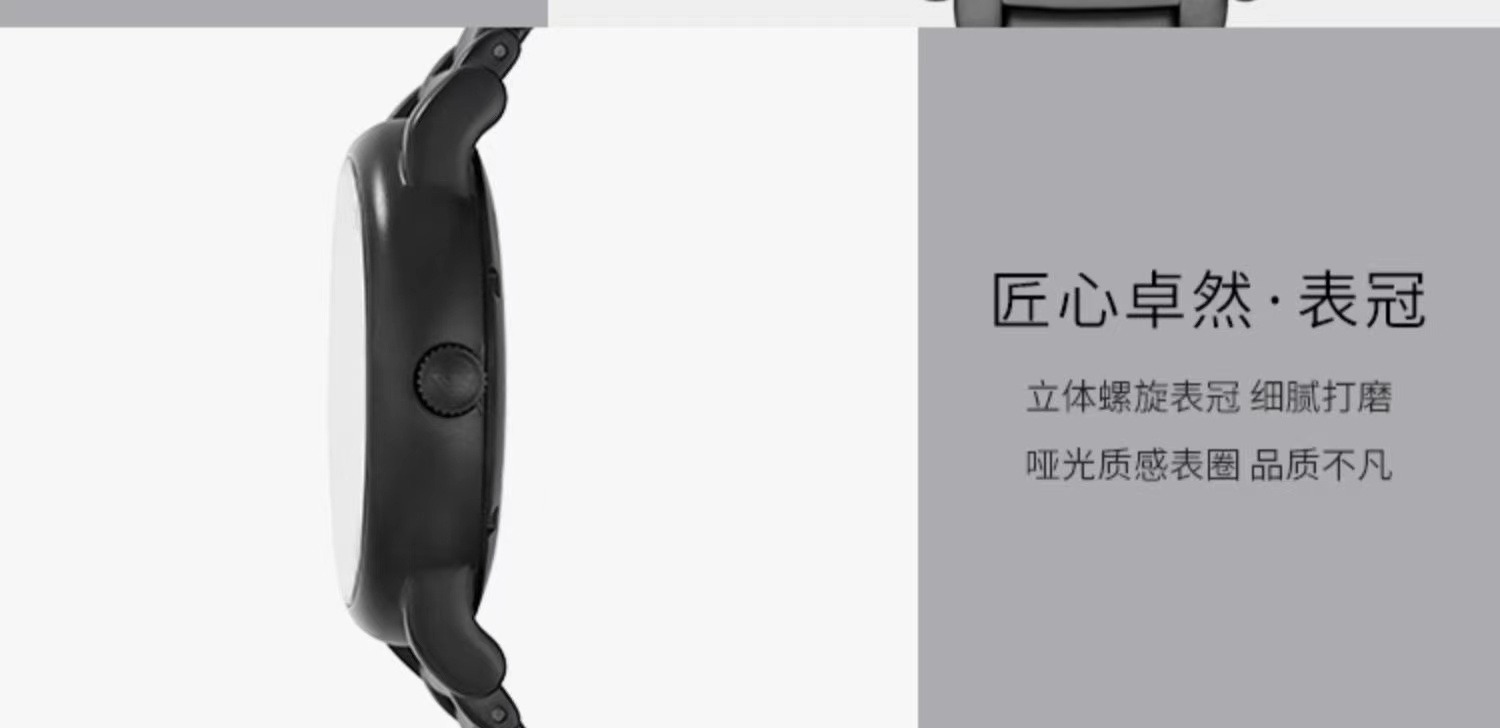 商品[国内直发] Emporio Armani|阿玛尼黑武士男士小众镂空机械表AR60032,价格¥1459,第4张图片详细描述