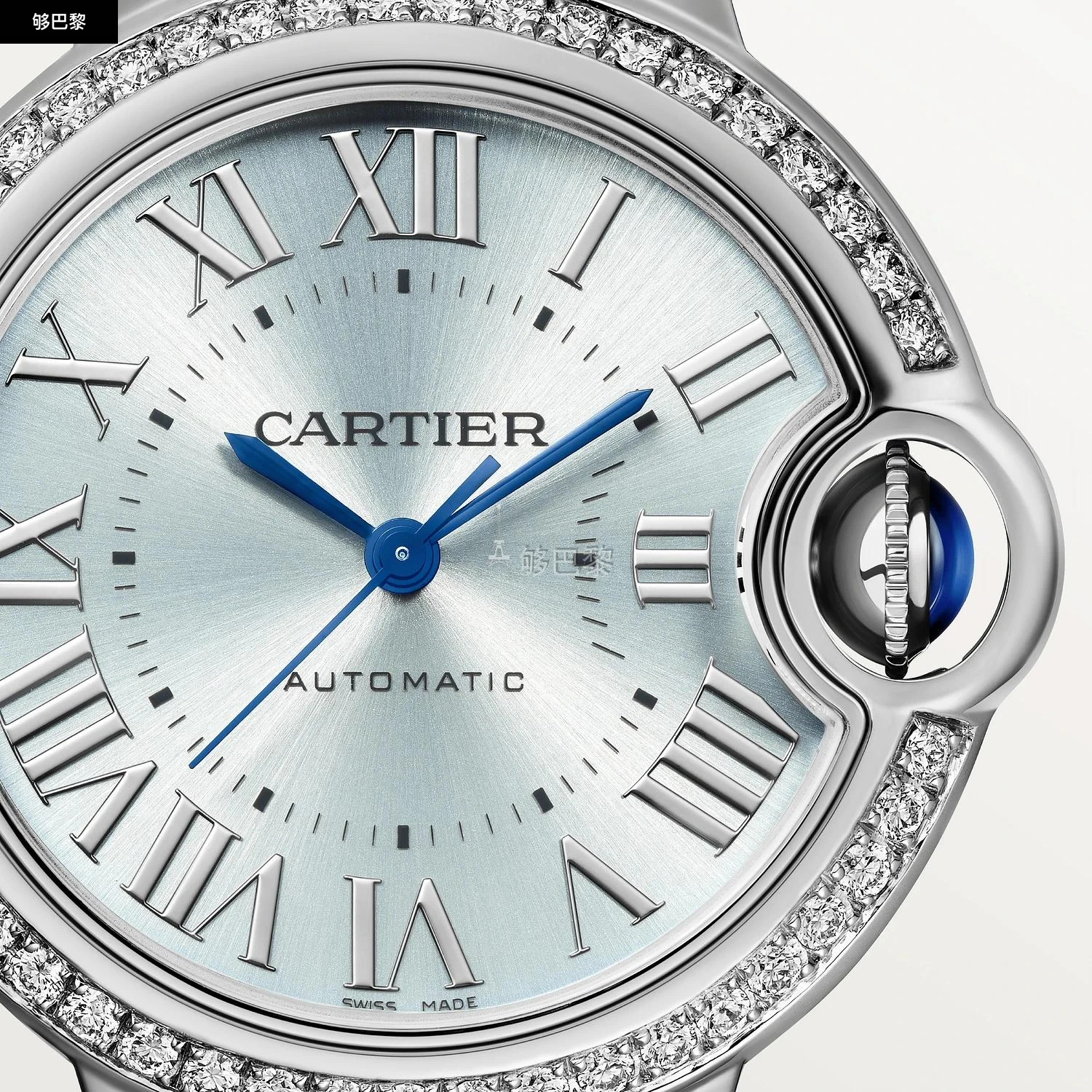 商品Cartier|【预售】 卡地亚 24秋冬 女士 腕表 BALLON BLEU DE CARTIER卡地亚蓝气球腕表 33毫米 精钢 自动上链 W4BB0028,价格¥111482,第3张图片详细描述