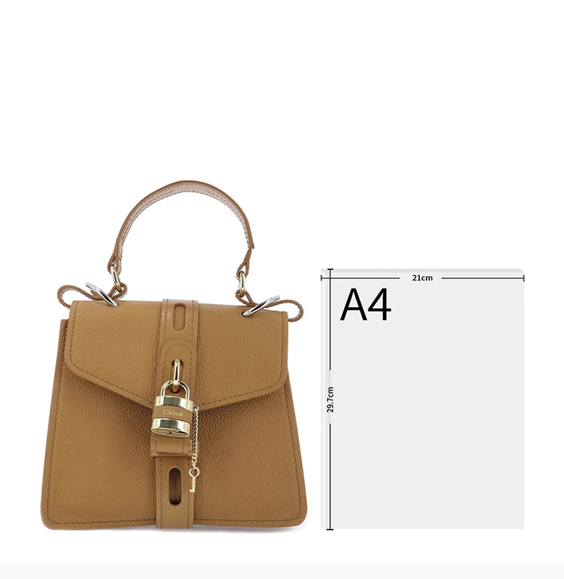 商品[国内直发] Chloé|CHLOE 女士米色小牛皮单肩包 C19WS205-B71-211,价格¥10296,第4张图片详细描述