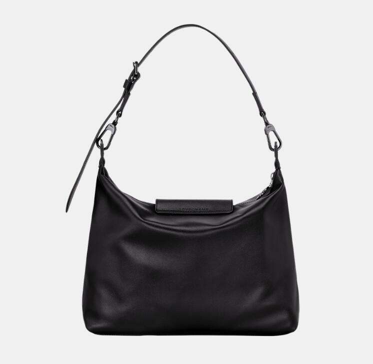 商品[国内直发] Longchamp|珑骧女士斑鸠灰黑色白色牛皮革中号手提单肩包10189 987,价格¥3583,第11张图片详细描述