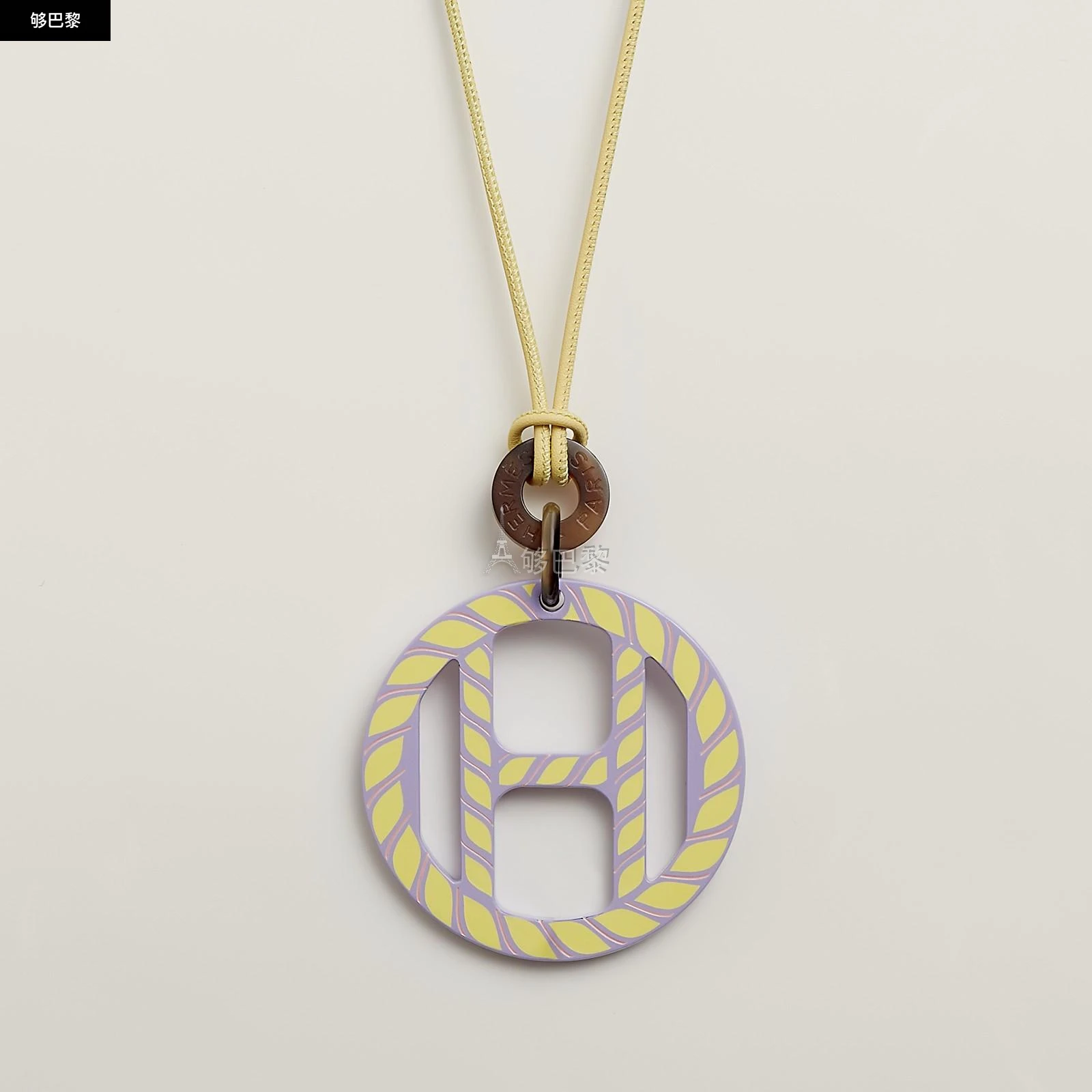 商品Hermes|【预售】 爱马仕 24秋冬 女士 吊坠 Pendentif H Equipe Nautique H000008FLF4,价格¥4023,第3张图片详细描述