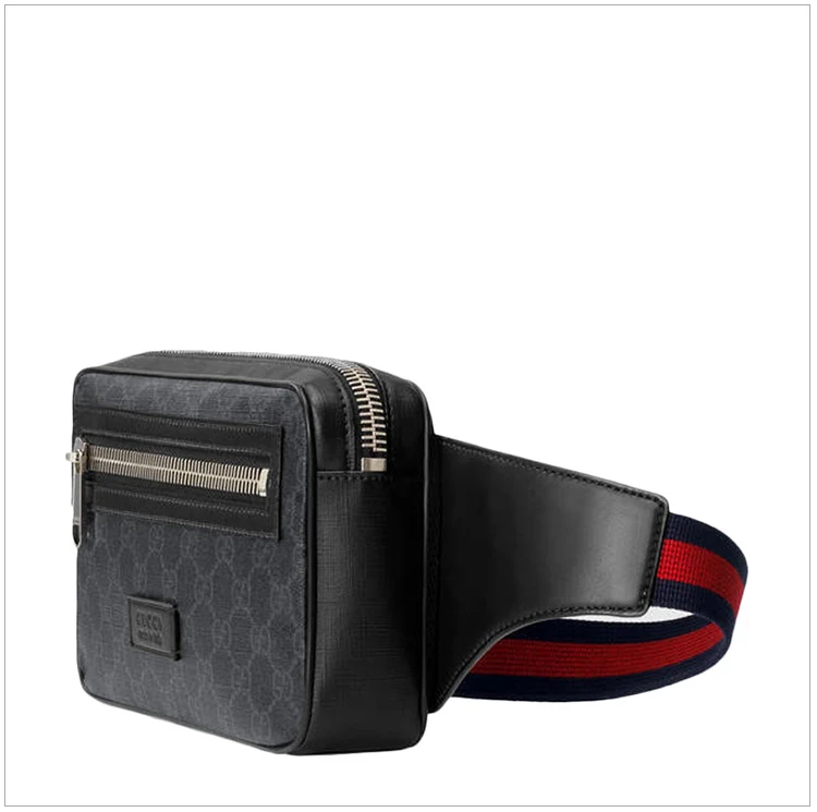 商品[国内直发] Gucci|GUCCI 拼色男士腰包 474293-K9RRN-1095,价格¥8417,第14张图片详细描述