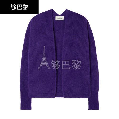 商品American Vintage|【特惠9.0折】包邮包税【预售7天发货】 AMERICAN VINTAGE 23秋冬 女士 针织衫 East 背心 AMVG87PEPUR,价格¥1681,第3张图片详细描述