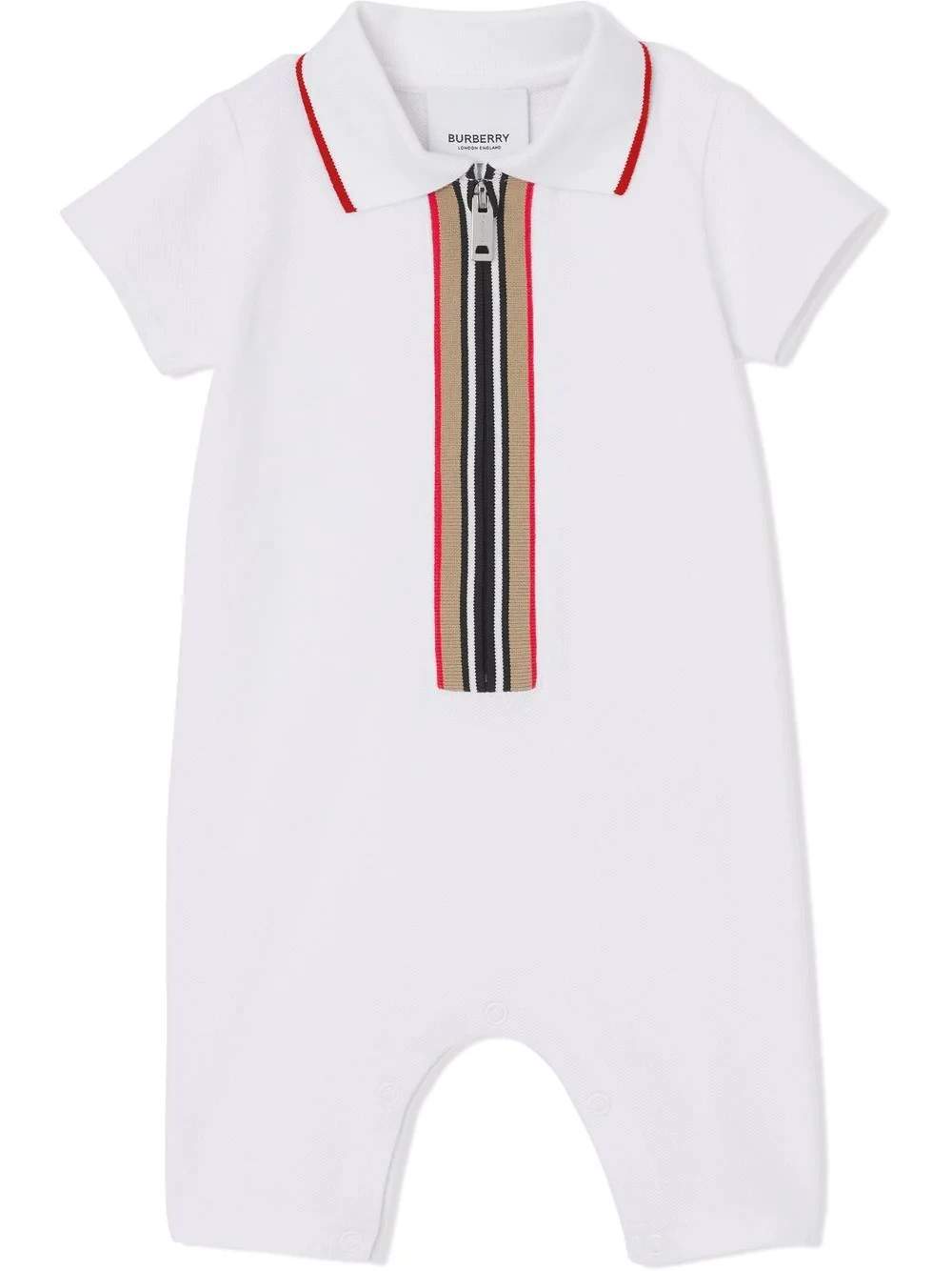 商品Burberry|BURBERRY 婴幼儿连体衣白色 8048362,价格¥485,第1张图片详细描述