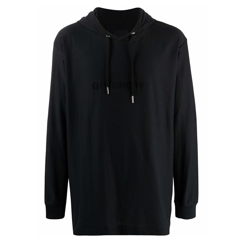 商品Givenchy|GIVENCHY 男士黑色卫衣/帽衫 BM715N3Y6M-001,价格¥5471,第4张图片详细描述