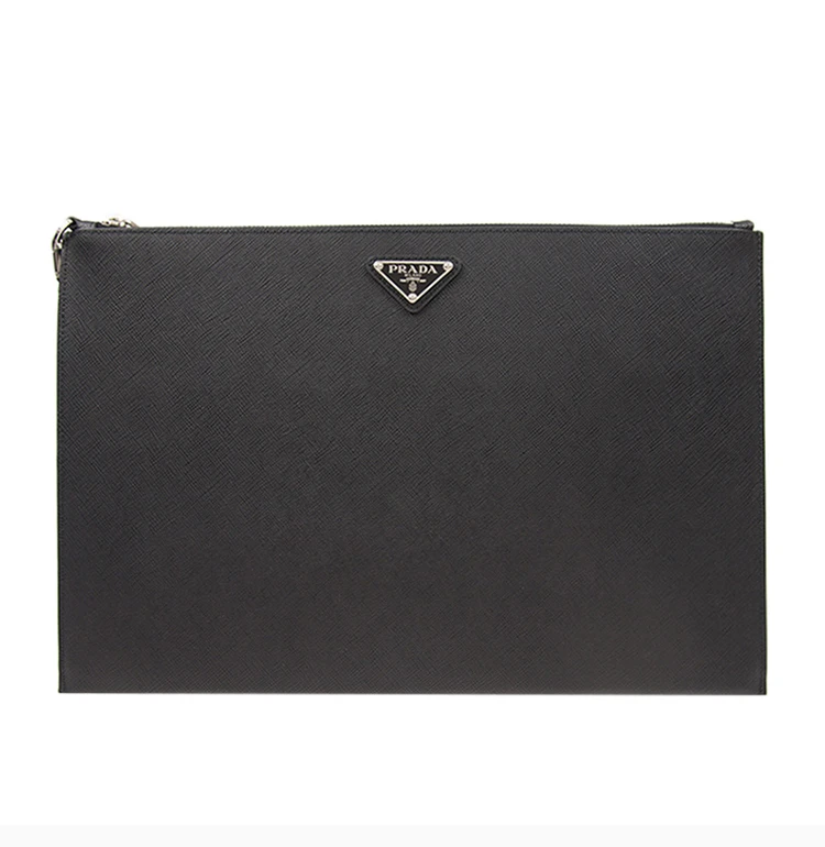 商品[国内直发] Prada|Prada 普拉达 男士黑色手拿包 2NH001-PN9-F0002,价格¥10254,第4张图片详细描述