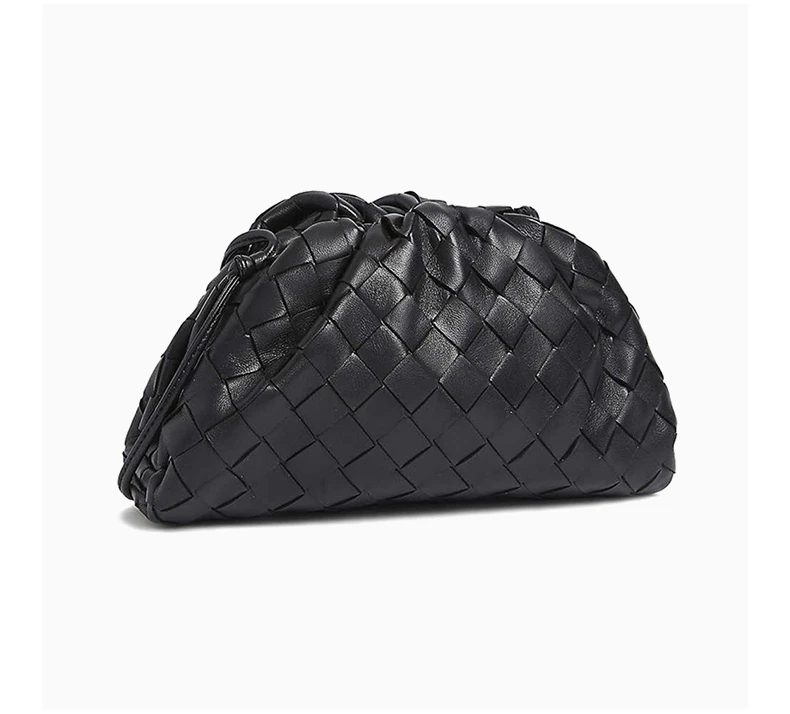 商品[国内直发] Bottega Veneta|BOTTEGA VENETA 黑色女士斜挎包 585852-VCPP1-8803,价格¥20873,第5张图片详细描述