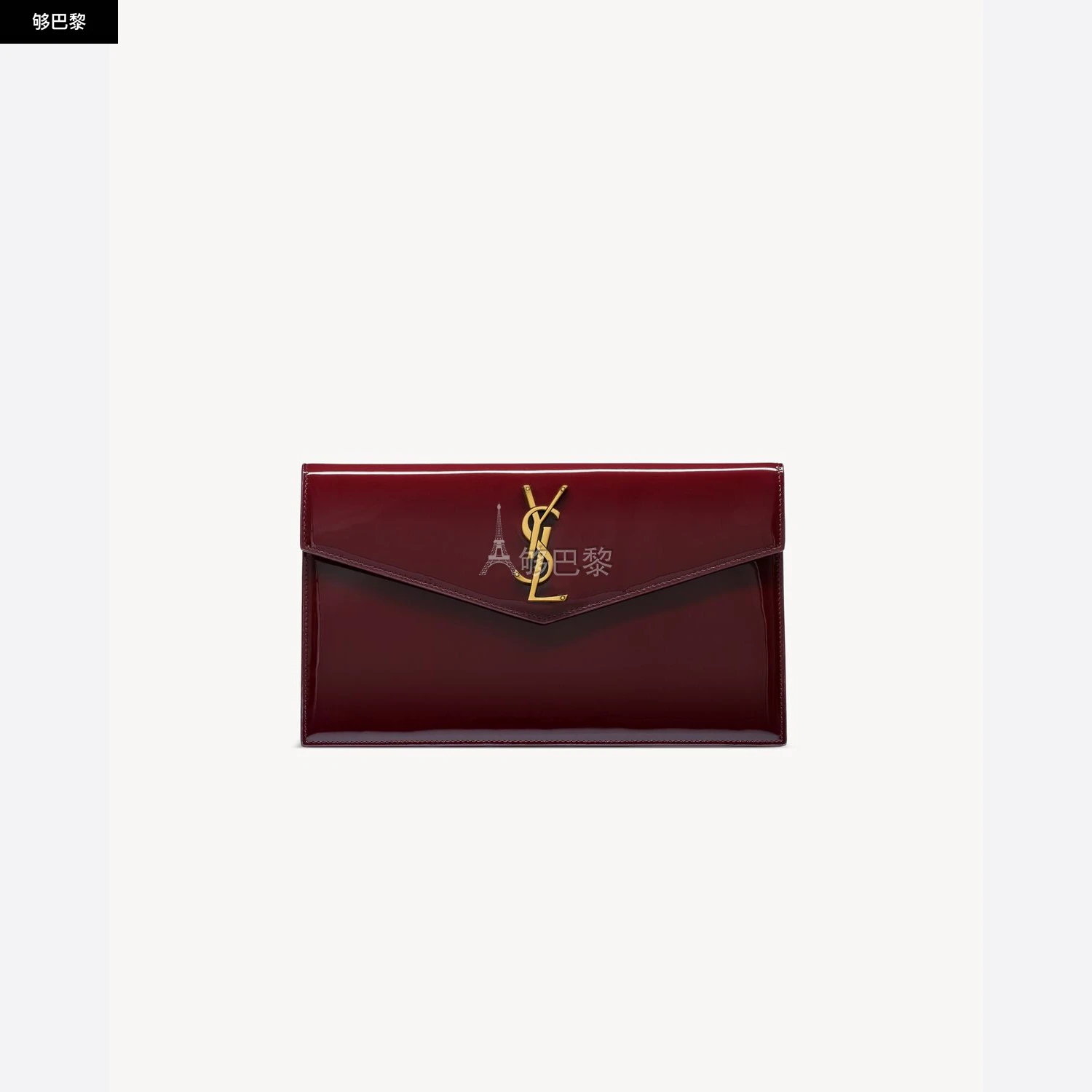 商品Yves Saint Laurent|【预售】 YSL圣罗兰 25春夏 女士 手拿包 UPTOWN POCHETTE EN CUIR VERNI 565739B870W6413,价格¥5498,第2张图片详细描述