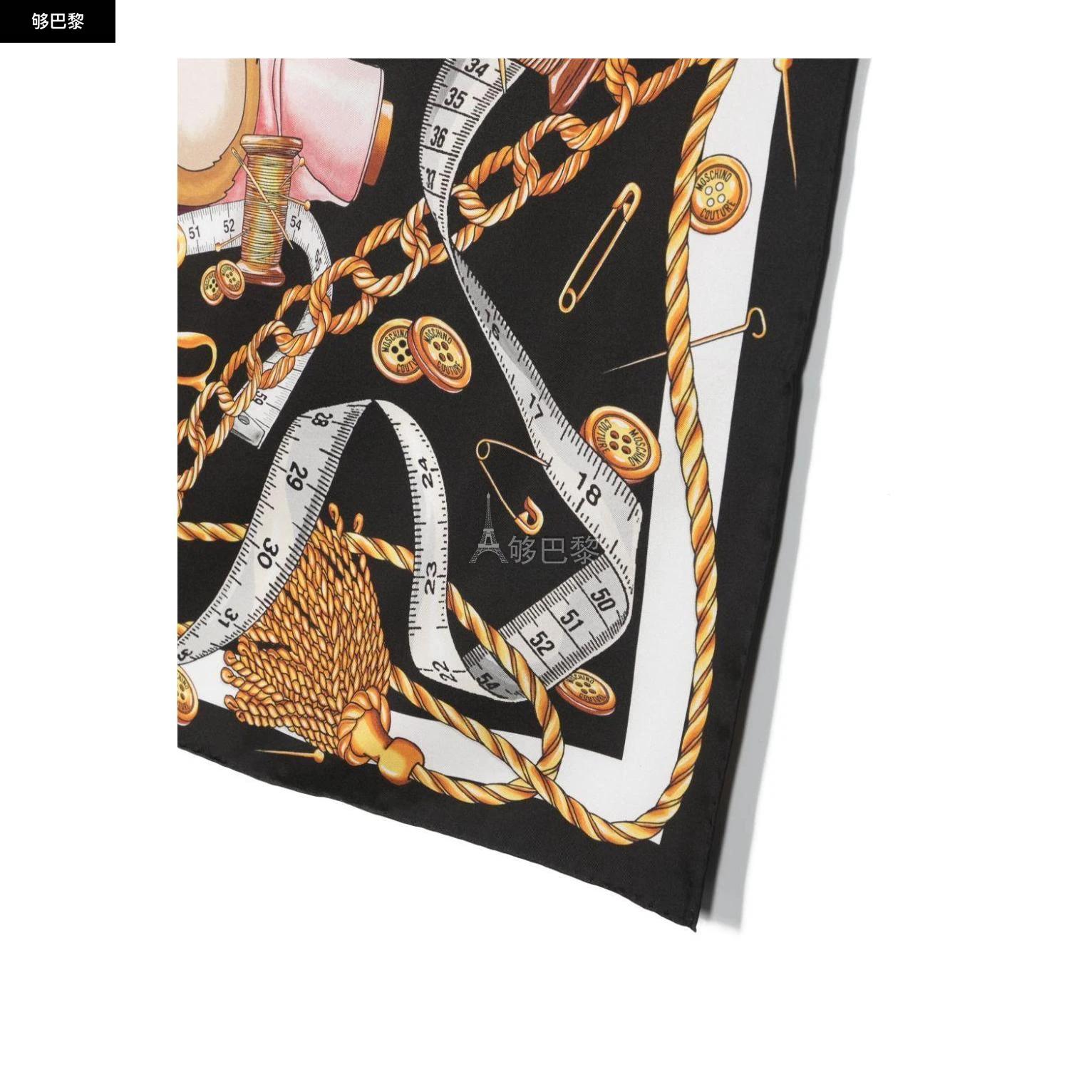 商品Moschino|【特惠6.7折】【预售】 2023秋冬 女士 围巾 围巾 2586037  93508265A1555-1 ,价格¥1568,第2张图片详细描述