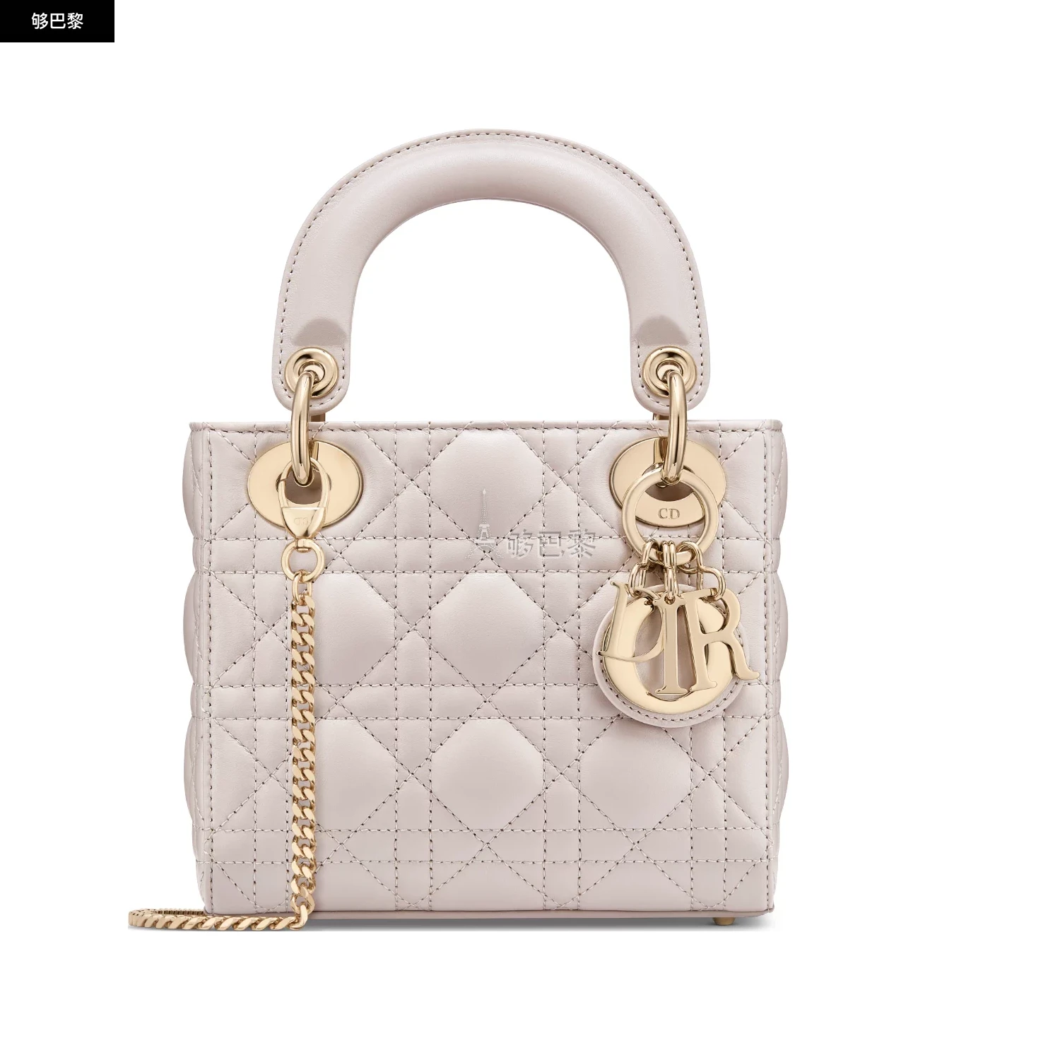 商品Dior|【预售】 迪奥 25春夏 女士 手提包 Sac Lady Dior Mini M0505ONGE_M059 ,价格¥41173,第2张图片详细描述