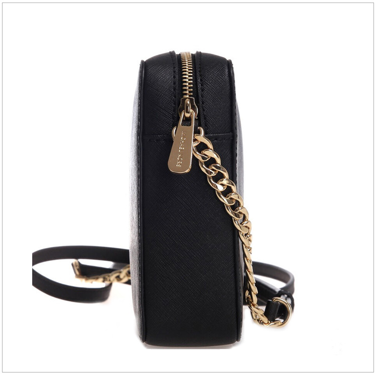 商品Michael Kors|Michael Kors 迈克高仕 Jet Set Travel系列黑色牛皮女士挎包 32S4GTVC3L-BLACK,价格¥864,第7张图片详细描述