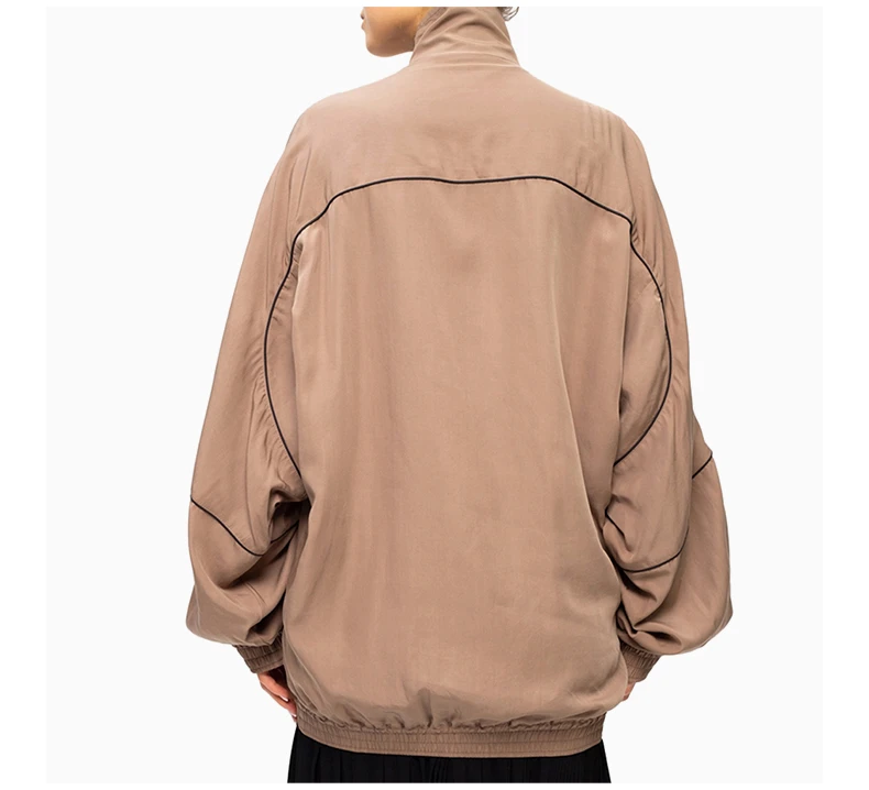商品[国内直发] Balenciaga|BALENCIAGA 女士棕色外套 643053-TFO02-9504,价格¥6239,第6张图片详细描述