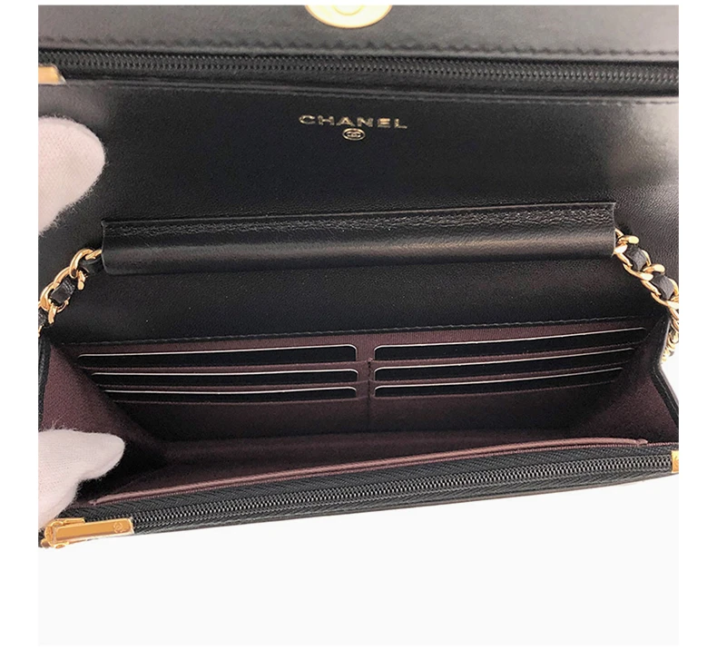 商品[国内直发] Chanel|CHANEL 黑色女士斜挎包 AP0250-Y01295-C3906,价格¥47001,第8张图片详细描述