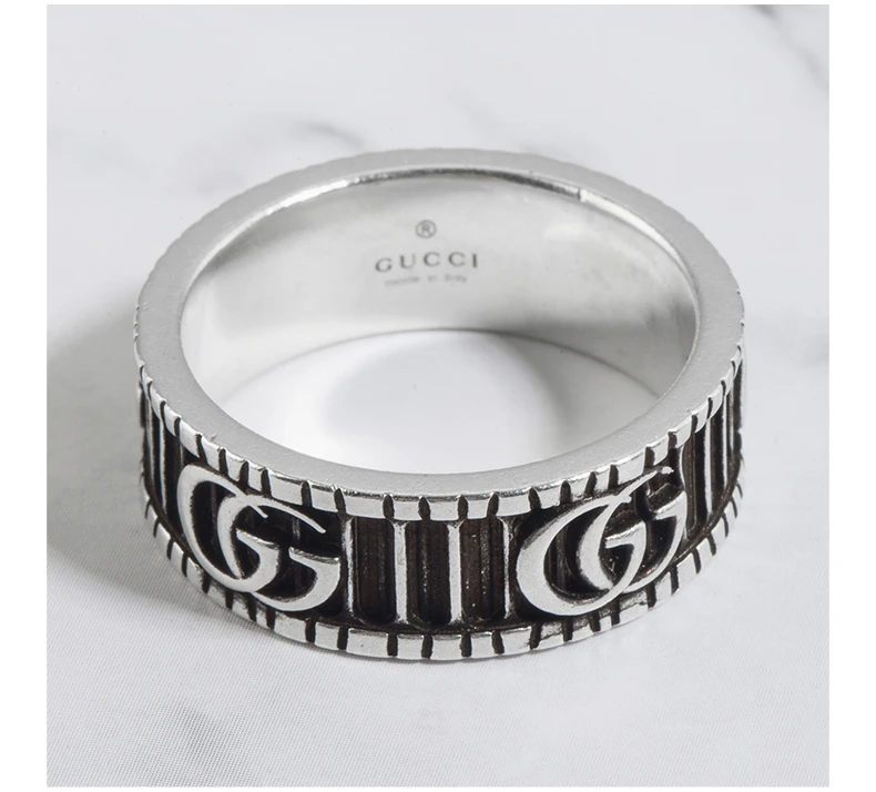 商品Gucci|GUCCI 黑色男士戒指 YBC551899001,价格¥1508,第4张图片详细描述