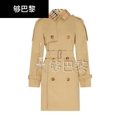 商品Burberry|【特惠8.4折】【预售】 女士 风衣 棉质风衣  8094940/B8626 BUR693S4BEI,价格¥16083,第2张图片详细描述