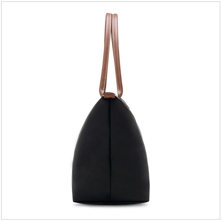 商品Longchamp|Longchamp 珑骧 黑色尼龙女士手提包 1899089001,价格¥844,第6张图片详细描述