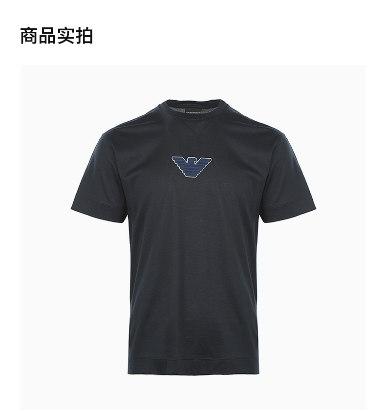 商品Emporio Armani|EMPORIO ARMANI 男深蓝短袖T恤 3L1TCD-1JUVZ-0920,价格¥679,第6张图片详细描述
