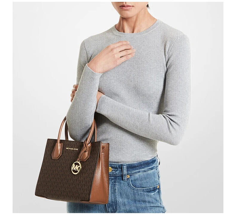 商品Michael Kors|MICHAEL KORS 女士棕色单肩包 35S1GM9M2B-BROWN,价格¥983,第6张图片详细描述