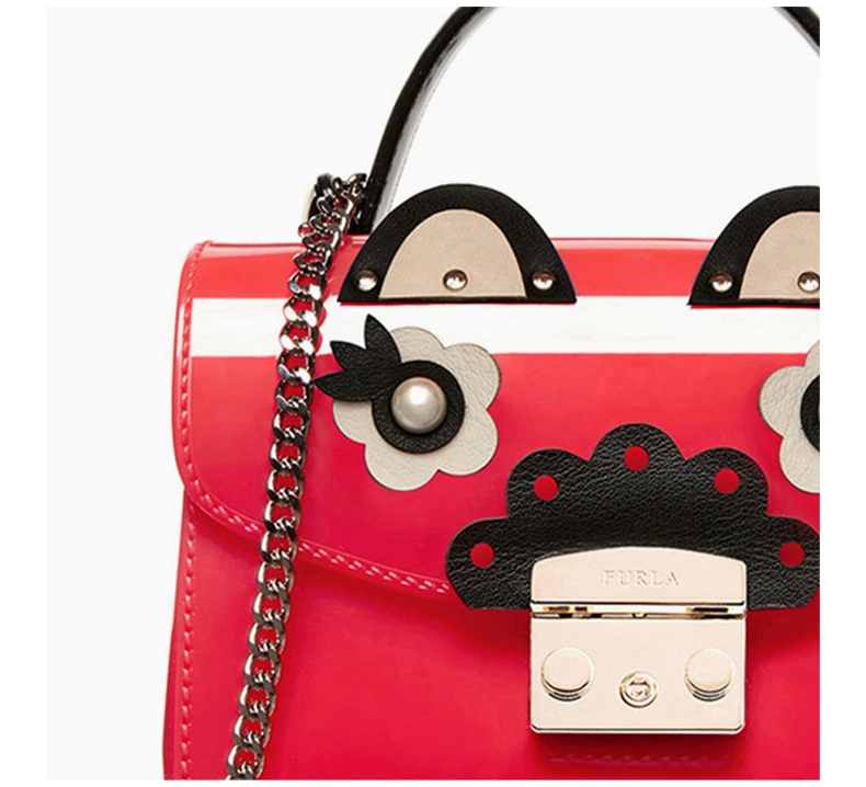 商品[国内直发] Furla|Furla 芙拉  女士糖果红单肩包斜挎包 961687,价格¥675,第6张图片详细描述