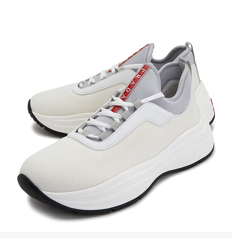 商品Prada|PRADA 白色男士运动鞋 4E3406-3KTP-F0N87,价格¥3197,第6张图片详细描述