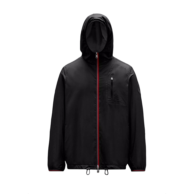 商品Moncler|【现货】蒙克莱 男士黑色尼龙面料连帽夹克H10921A00016M1451999,价格¥3378,第2张图片详细描述