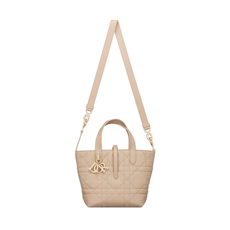 商品Dior|迪奥 Toujours系列女士米色牛皮手提包 M2835OSNW_M51U,价格¥22941,第8张图片详细描述