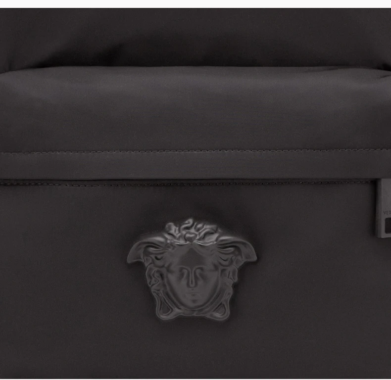 商品Versace|VERSACE 范思哲 男士黑色尼龙双肩包 DFZ5350-DNYLV-KNN,价格¥4667,第8张图片详细描述