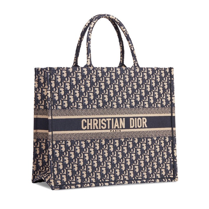 商品Dior|DIOR/迪奥 热销款BOOK TOTE DIOR OBLIQUE女士刺绣帆布单肩手提包,价格¥22465,第4张图片详细描述