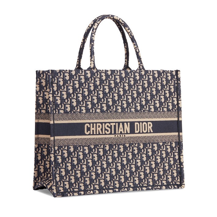 商品Dior|DIOR/迪奥 热销款BOOK TOTE DIOR OBLIQUE女士刺绣帆布单肩手提包,价格¥22099,第4张图片详细描述