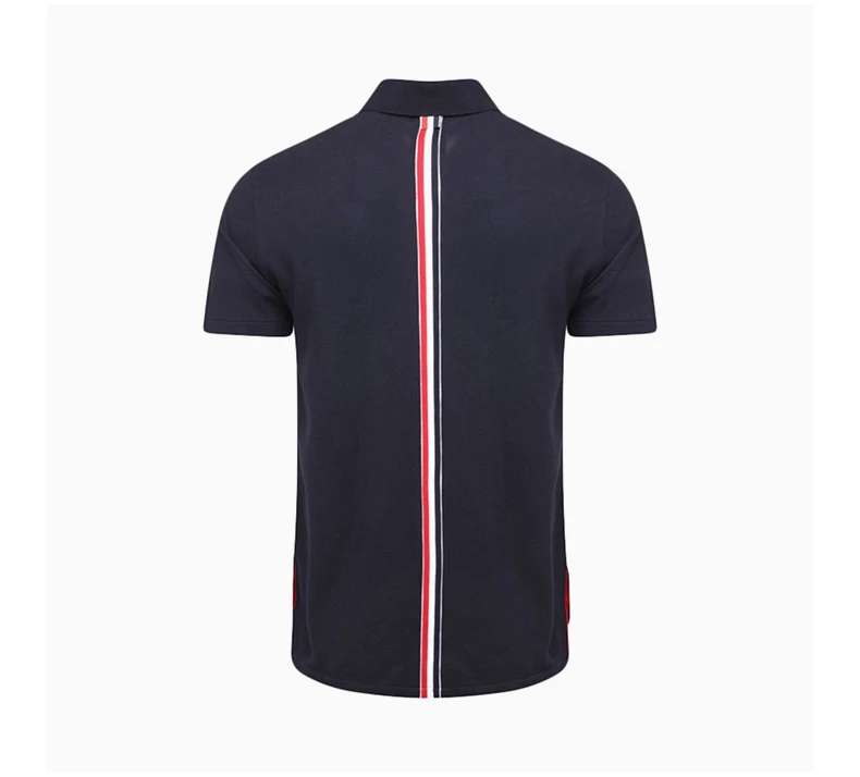 商品Thom Browne|THOM BROWNE 深蓝色男士POLO衫 MJP042A-00050-415,价格¥1778,第9张图片详细描述