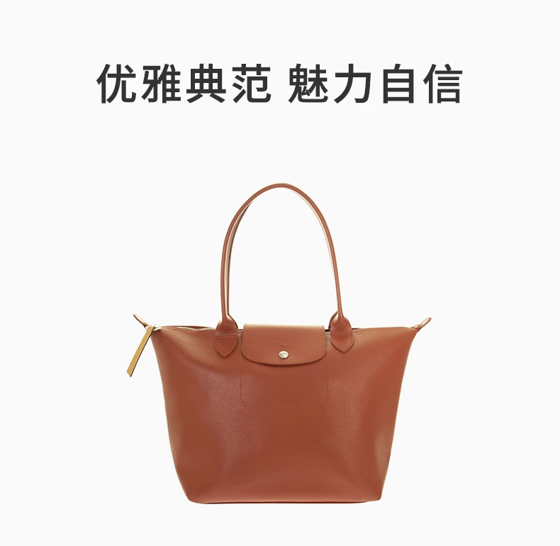 商品Longchamp|LONGCHAMP 砖红色女士单肩包 2605HYQ213,价格¥1209,第1张图片详细描述