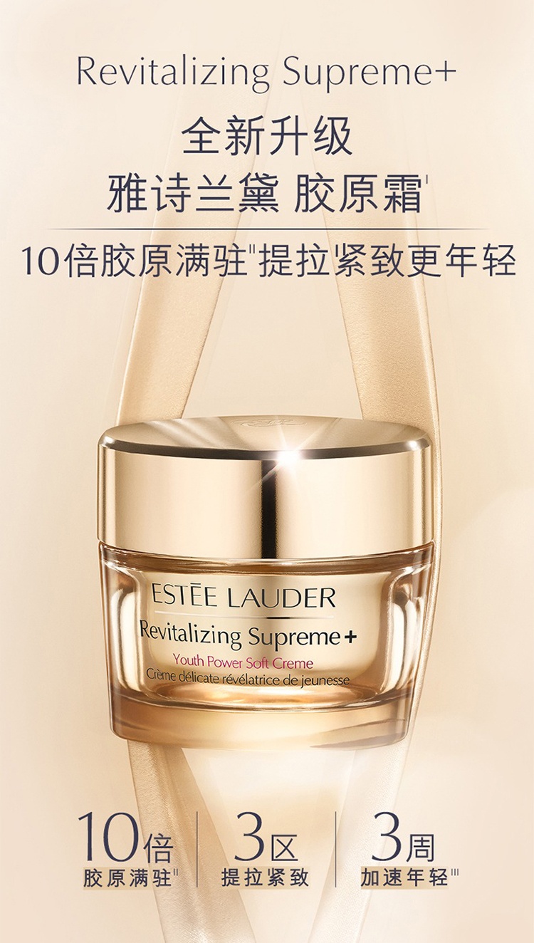 商品Estée Lauder|Estee Lauder雅诗兰黛全新胶原霜 乳霜50ml 弹嫩保湿,价格¥600,第2张图片详细描述