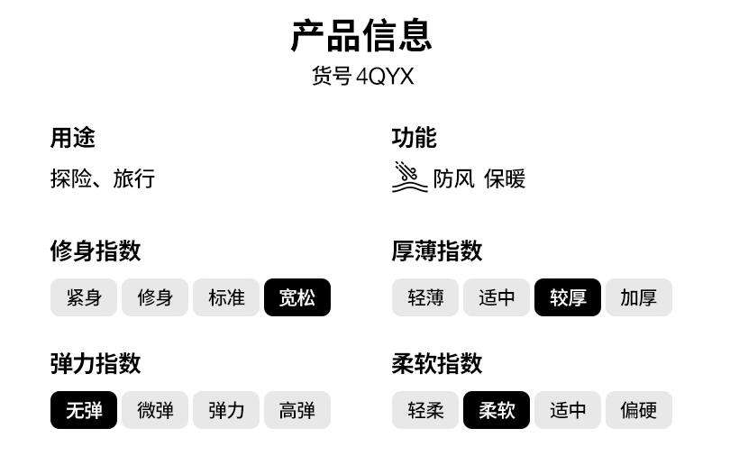 商品The North Face|北面HMLYN喜马拉雅羽绒服连帽长袖冬季男款4QYX（香港仓发货）,价格¥2718,第3张图片详细描述