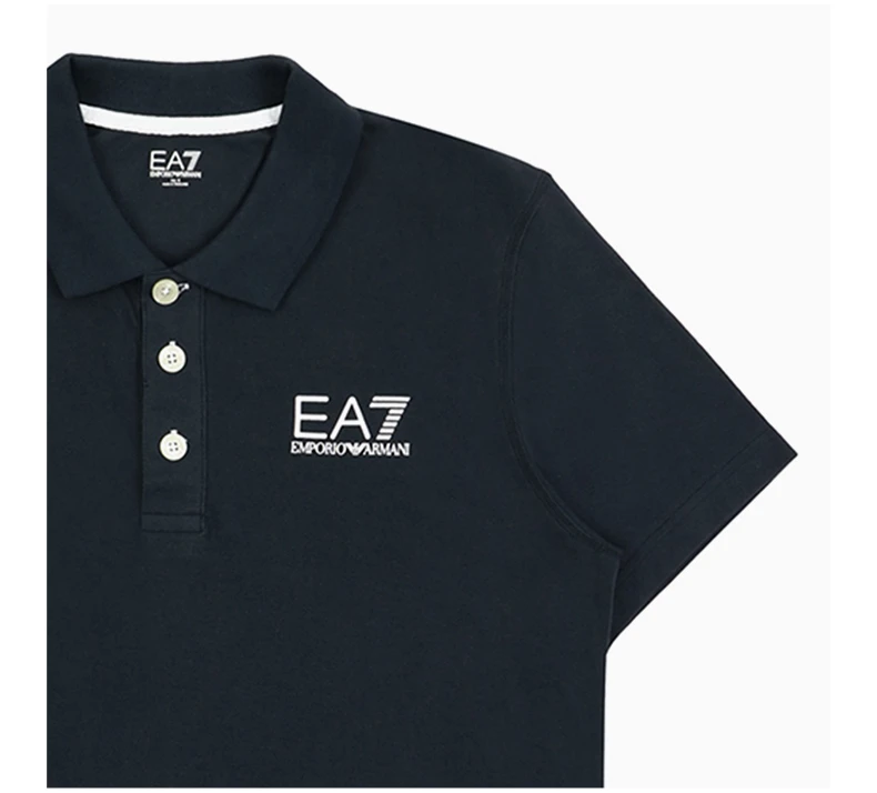 商品Emporio Armani|EMPORIO ARMANI 黑色男士POLO衫 273545-4P111-02836,价格¥545,第5张图片详细描述
