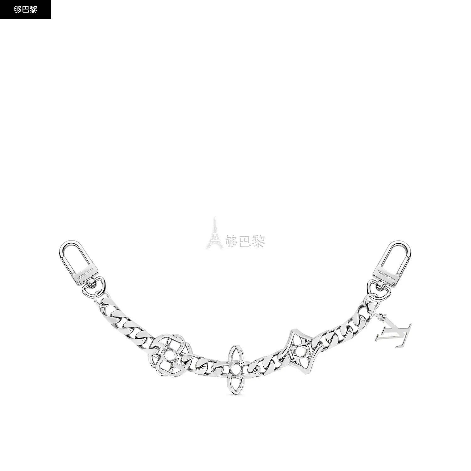 商品Louis Vuitton|【预售】 LV路易威登 25春夏 男士 钥匙扣 MNG GIANT CHAIN 包饰与钥匙扣 M01398 ,价格¥4970,第4张图片详细描述