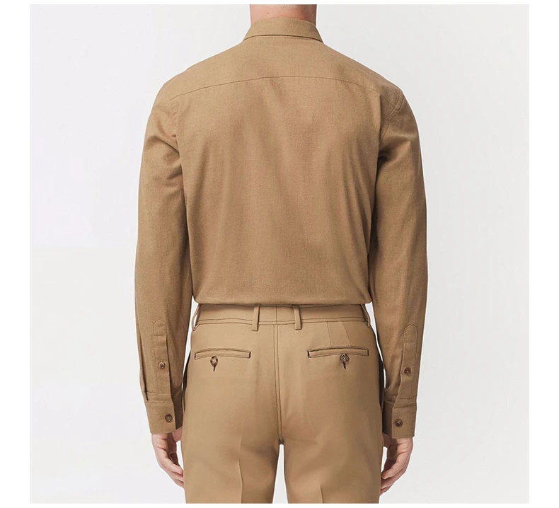 商品Burberry|BURBERRY 驼色女士衬衫 8048119CAMEL,价格¥2353,第6张图片详细描述