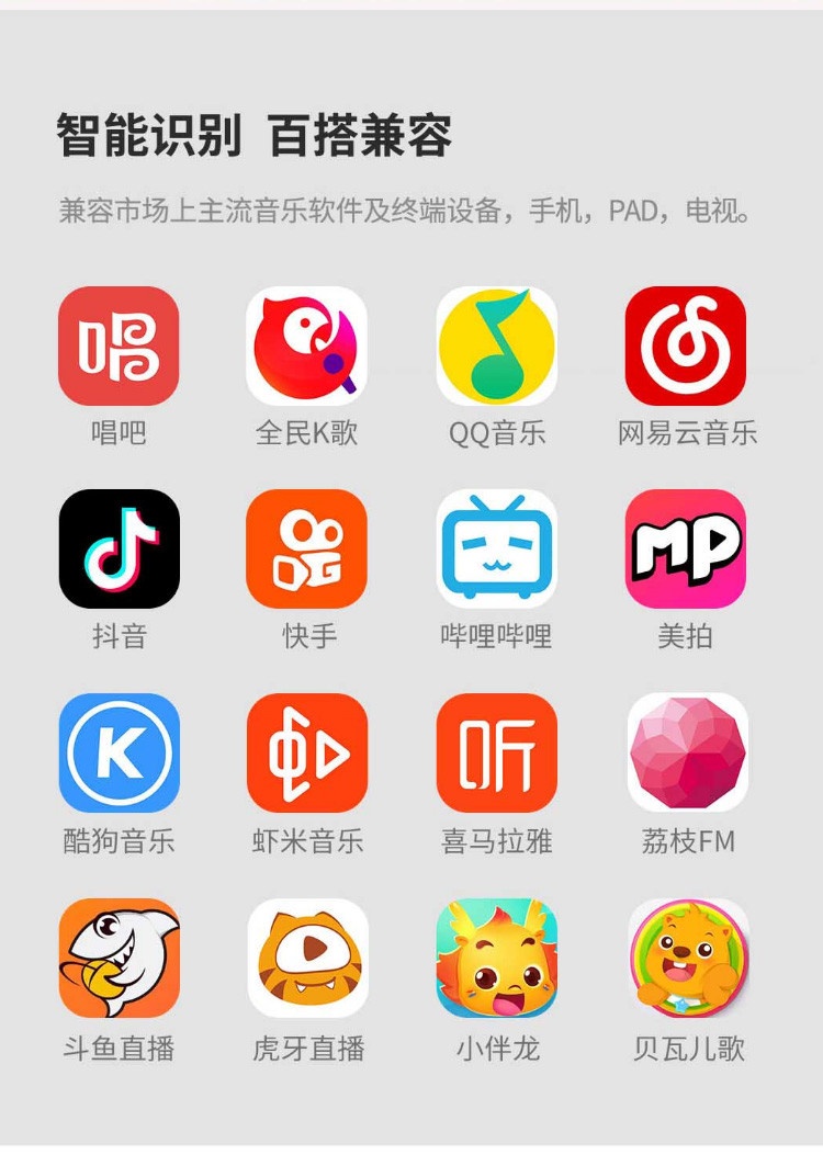 商品[国内直发] CHANGBA|唱吧小巨蛋双人合唱麦克风 G2 海绵版,价格¥421,第11张图片详细描述