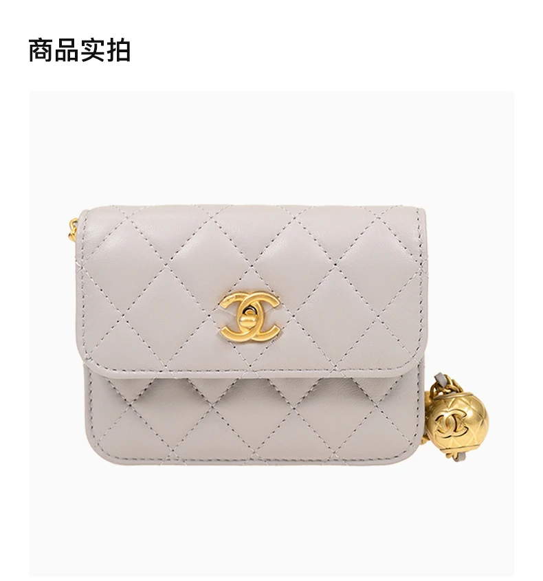 商品[国内直发] Chanel|CHANEL 灰色女士单肩包 AP1628LGYGP,价格¥21117,第4张图片详细描述