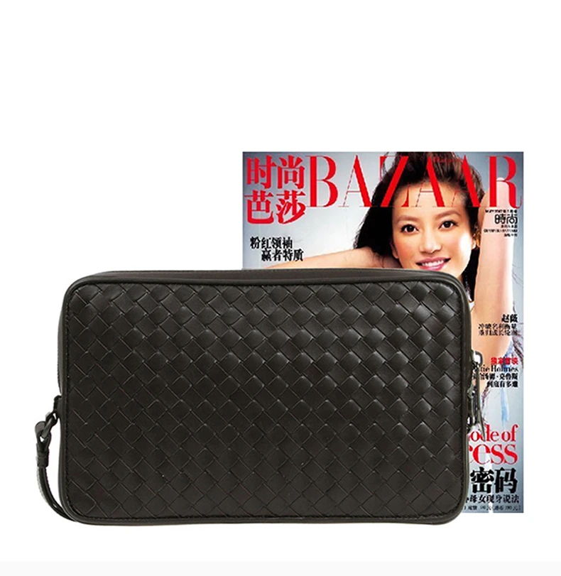 商品[国内直发] Bottega Veneta|BOTTEGA VENETA 深咖色男士手拿包 344776-V4651-2040,价格¥11926,第4张图片详细描述