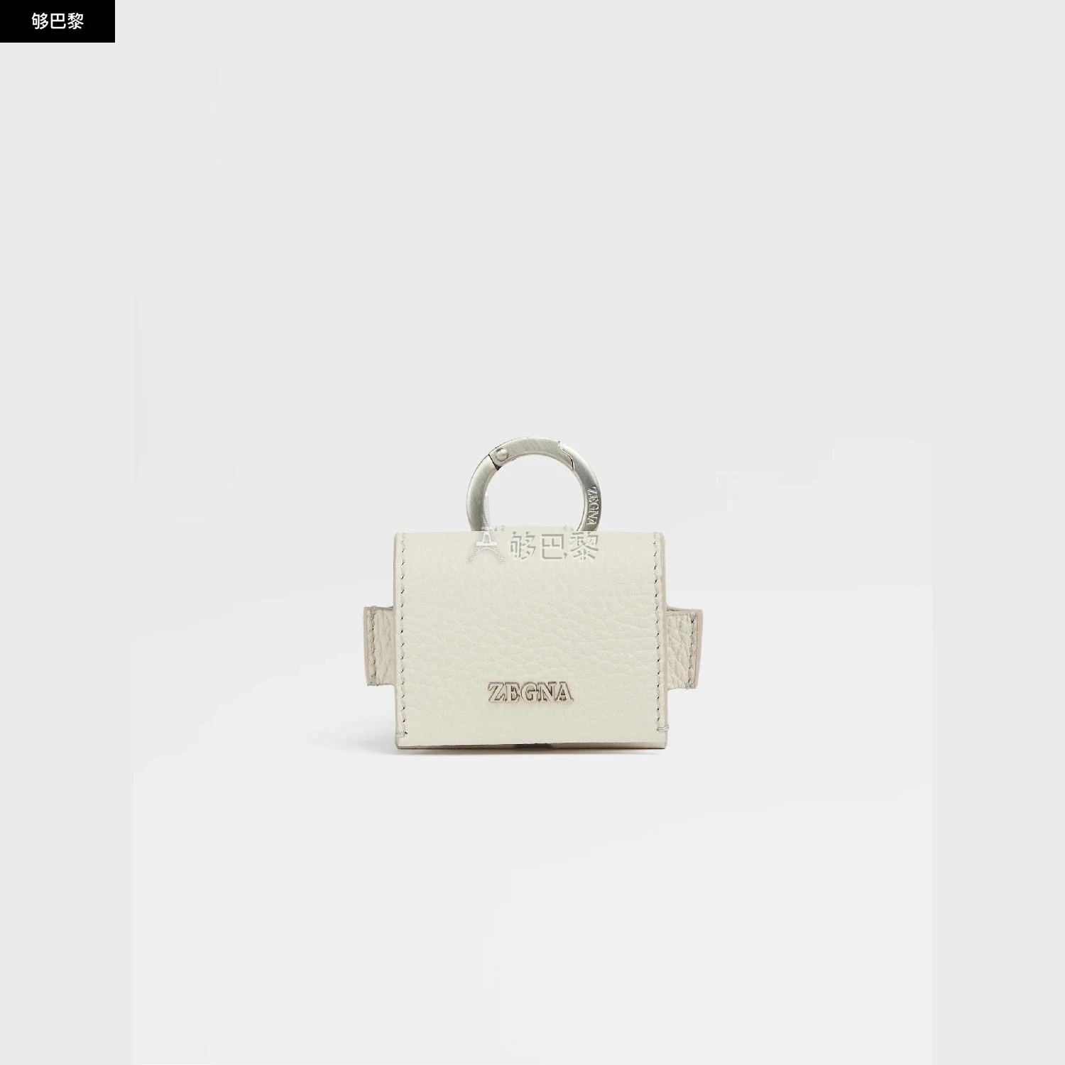 商品Zegna|【预售】 杰尼亚 25春夏 男士 钥匙扣 WHITE DEERSKIN AIRPODS PRO CASE LHCVM-E1794Z-MOO ,价格¥4162,第2张图片详细描述