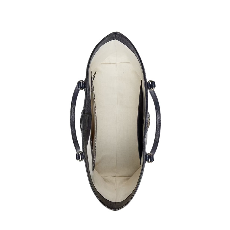 商品Gucci|Gucci/古驰 22春夏新款Ophidia系列 女士中号米色/蓝色提花帆布红蓝织带双G老花双提手托特包 63168596IWN4076,价格¥13397,第7张图片详细描述