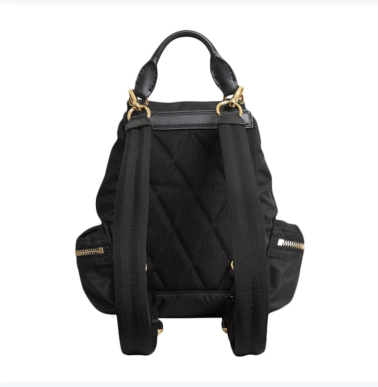 商品[国内直发] Burberry|Burberry 博柏利 女士黑色双肩包 4075972,价格¥8013,第5张图片详细描述