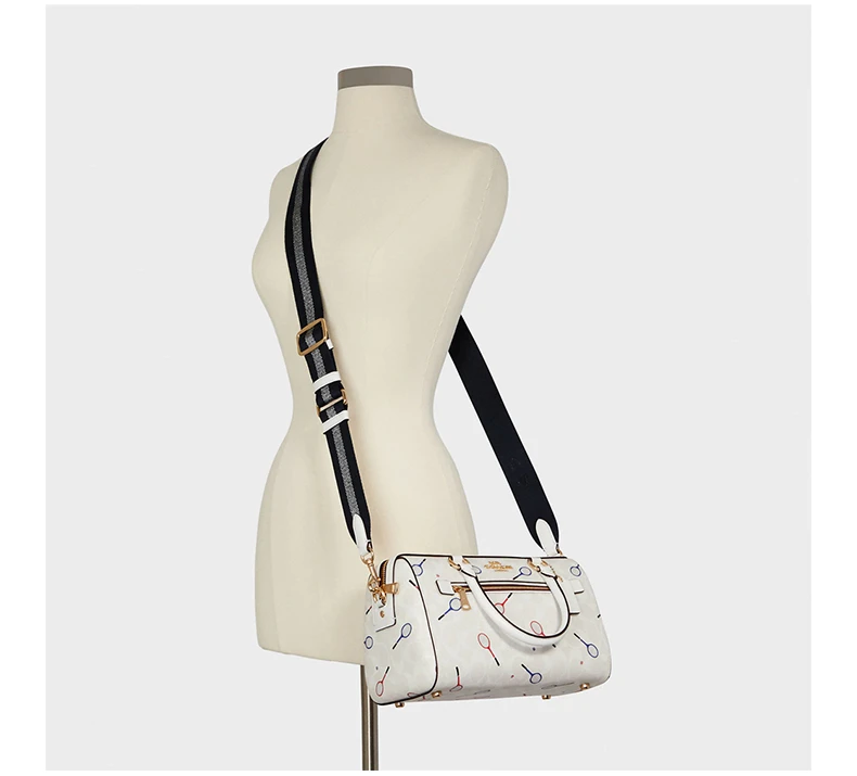 商品Coach|COACH 女士白色印花单肩包 C8285IMCAH,价格¥1224,第9张图片详细描述