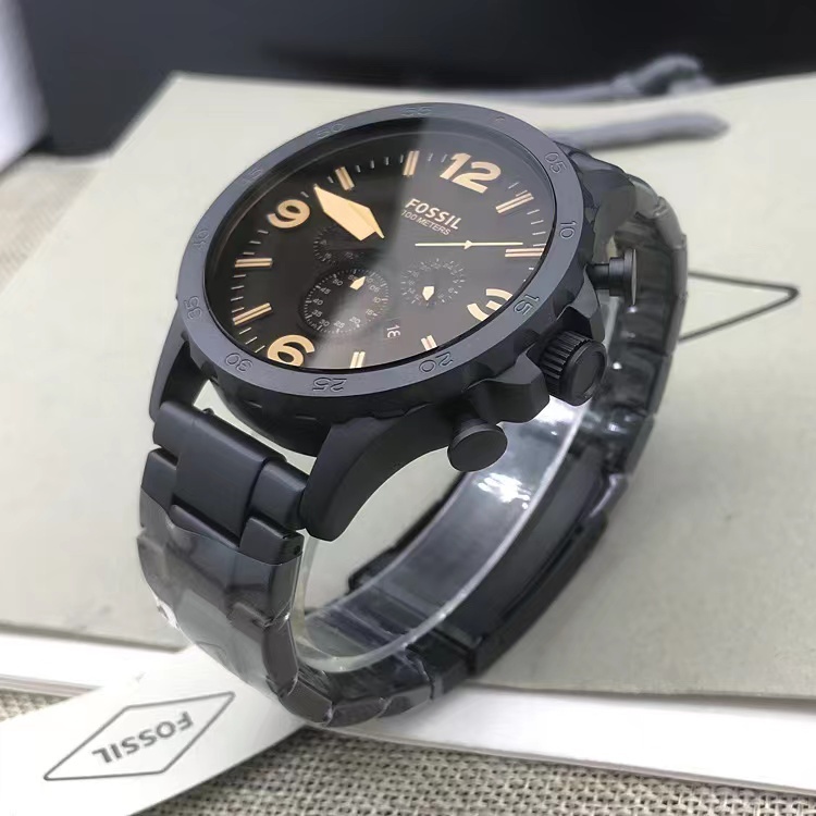 商品[国内直发] Fossil|FOSSIL手表皮带三眼计时石英大男表JR1487JR1354JR1504JR1401包邮,价格¥608,第24张图片详细描述